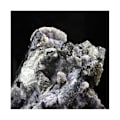 Miniatyrbillede 3 af 5: Sten og mineraler. Wolframit, Kvarts, Siderit, Pyrit. 3680,0 øre. Panasqueira-minerne, Portugal.