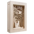 Miniatyrbild 4 av 4: 3D trä DIY ram Julskog 20 x 30 x 6,6 cm Beige
