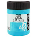 Miniatyrbillede 1 af 2: PÉBÉO ACRYL MALINGE 500 ML BLÅ VE… Iridescent blågrön