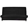 Miniatyrbillede 1 af 4: COMFORT BULTEX 3-personers sovesofa - Sort stof - Fremstillet i Frankrig - L 192 x D 95 cm - BEIJA Svart