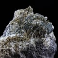 Miniatyrbillede 3 af 4: Sten og mineraler. Prehnite + Epidote. 650,0 ct. La Combe de la Selle, Bourg d'Oisans, Frankrig..