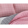 Miniatyrbild 3 av 4: Sängkläder - TRENDY - Rosa - 220x240 cm - 80% Bomull - 2 örngott Rosa