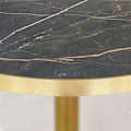 Pikkukuva 3 / 4: Pyöreä korkea tanko Ø 60 cm Rooma bistro tulimarmori Svart