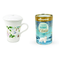 Pikkukuva 1 / 4: Posliinikukkateepannu 250 ml + Bonne Etoile yrttitee Vit