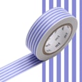 Miniatyrbillede 1 af 3: Maskingtape - MT - Motif lin blå - 15 mm x 10 m - Voksen - Universal blåklint