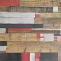 Pikkukuva 2 / 4: Pöytä 70 x 70 cm - Dina-puumalli punaista puuta Flerfärgad
