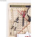 Miniatyrbillede 2 af 4: Metal fastener - Rayher - 23x3 cm - 2 screws - Compatible with Pin & Peg board - Gold gyllene