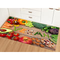 Miniatyrbillede 4 af 4: Køkkentæppe - MANI TEXTILE - 50x75 - Polyester - Skridsikker - Kan maskinvaskes