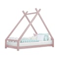 Miniatyrbillede 1 af 4: Lit tipi barn TAHUKA 120 x 180 pastell rosa Rosa