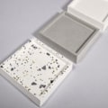 Miniatyrbillede 1 af 4: Silikoneform til firkantet glas Grå
