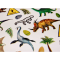Pikkukuva 1 / 2: Tarroja - Dinosaurukset - Hopeiset viimeistelyt Flerfärgad