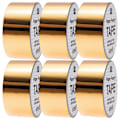 Miniatyrbillede 1 af 3: 6 guld spejl malertape 1,9 cm x 3,5 m gyllene