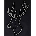Pikkukuva 3 / 3: String Art box - Blackboard Deer lanka 30 x 22 cm Svart