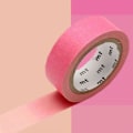 Pikkukuva 1 / 2: Neonvaaleanpunainen ja vihreä gradienttimaalariteippi - 1,5 cm x 7 m Rosa
