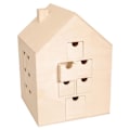 Miniatyrbillede 1 af 3: Julekalender hjem til dekoration 30 x 21,5 cm Beige