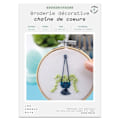 Miniatyrbillede 1 af 4: Franske sæt sy- og broderisæt - Hjertekæde - Medium niveau - 7 stk Flerfärgad