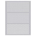 Pikkukuva 2 / 2: Graafinen polymeerisavi stensiili 15,3 x 11,4 cm Grå