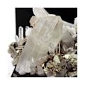 Miniatyrbild 5 av 5: Kvarts, Pyrit, Barite, Siderit 276,8 karat Flerfärgad