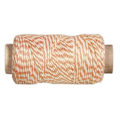 Pikkukuva 2 / 2: Kaksisävyinen oranssi ja valkoinen lanka 35 m x ø 1 mm Orange