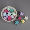 Miniatyrbillede 3 af 4: 100 origamiark at folde 15 x 15 cm - multicolor Flerfärgad