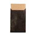 Miniatyrbillede 1 af 2: Dekorativ papirpose - Gave - Godbidder - Sort - 6 x 4,5 cm Svart