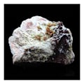 Miniatyrbillede 1 af 2: Sten og mineraler. Wulfenit + Baryt. 294,0 ct. Lantignié, Frankrig.
