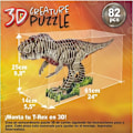 Miniatyrbillede 2 af 2: 3D T-Rex Puslespil - EDUCA - Dyr - Blandet - 82 brikker Flerfärgad