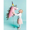 Miniatyrbillede 2 af 3: Aluminiumsballon enhjørning Flerfärgad