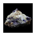Miniatyrbillede 2 af 3: Sten og mineraler. Fluorit + Baryt + Kvarts. 119,0 øre. La Cabaña, Berbes, Asturien, Spanien.