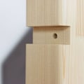 Pikkukuva 4 / 4: TALLY-hyllykaappi - luonnonpuuta ja valkoista Vit