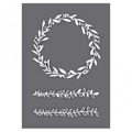 Miniatyrbild 2 av 4: Blomkronstencil A5 + spatel