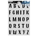 Pikkukuva 1 / 2: Pochoir - Aladine - Aakkoset 2 - 20x30 cm - Esivalmistetut kirjaimet - Helppo personointi Vit