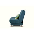 Miniatyrbillede 5 af 6: COMFORT BULTEX Click bænksæde - Blåt stof + Jungle dekorative puder - L193 x D95 x H101 - MONA Blå + Jungle dekorativa kuddar