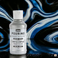 Miniatyrbillede 3 af 3: Acrylmaling - Pébéo - Pouring - 118 ml - Metallisk Sølv - Blandet Metalliskt silver