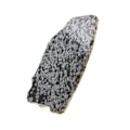 Pikkukuva 2 / 2: Kivet ja mineraalit. Lumihiutale Obsidiaani + Kristobaliitti. 1125,5 senttiä. Black Spring, Utah, Yhdysvallat.