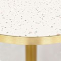 Pikkukuva 3 / 4: Pyöreä pöytä Ø 70 cm Rooma bistro terrazzo Vit