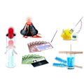 Miniatyrbild 3 av 4: Science Experiment Kit - 4M - Science in the Kitchen - 6 Experiment - Inomhus - Svart Flerfärgad