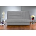 Miniatyrbillede 2 af 4: COMFORT BULTEX 3-personers sovesofa - Grå stof - Fremstillet i Frankrig - L 192 x D 95 cm - BEIJA Grå