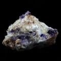 Miniatyrbillede 1 af 3: Sten og mineraler. Fluorit + Baryt + Kvarts. 119,0 øre. La Cabaña, Berbes, Asturien, Spanien.