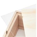 Pikkukuva 5 / 6: Tirelire - ARTEMIO - Koristeltava puu-matkakassa - 17 x 12 x 5 cm - Suomu - Ruskea Beige