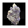 Miniatyrbillede 4 af 4: Sten og mineraler. Fluorit + baryt. 725,1 ct. La Cabaña, Berbes, Spanien.