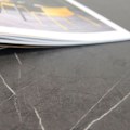 Miniatyrbillede 4 af 4: Rundt bord Ø 70 cm Rom bistro sort sten Svart
