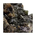 Miniatyrbillede 5 af 6: Sten og mineraler. Cubanite + Prase Quartz. 1292,0 øre. Trepca, Kosovo.