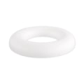 Miniatyrbillede 1 af 4: Fladt ring i polystyren, 17 cm ø Vit