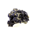 Miniatyrbillede 2 af 4: Sten og mineraler. Chessylite (Azurit). 175,0 øre. Chessy-les-Mines, Frankrig..