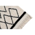 Miniatyrbillede 4 af 4: Tæppe med beige etniske frynser til stuen Bereber CrissCross Lorena Canals - 120x170cm - Beige