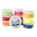 Miniatyrbillede 2 af 4: Foam Clay Beaded Modeling Clay - Pakke med 10 - 10 x 35 g - Assorterede farver Blandade färger