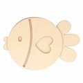 Miniatyrbild 1 av 2: Medium - Fisk - 16x11 cm Beige