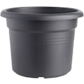 Miniatyrbillede 2 af 5: GREEN BASICS Rund urtepotte - Plast - Ø45 - Blød terracotta Svart