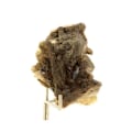 Miniatyrbillede 3 af 3: Sten og mineraler. Anatase + Kvarts. 147,5 øre. Col de La Madeleine, Savoie, Frankrig.